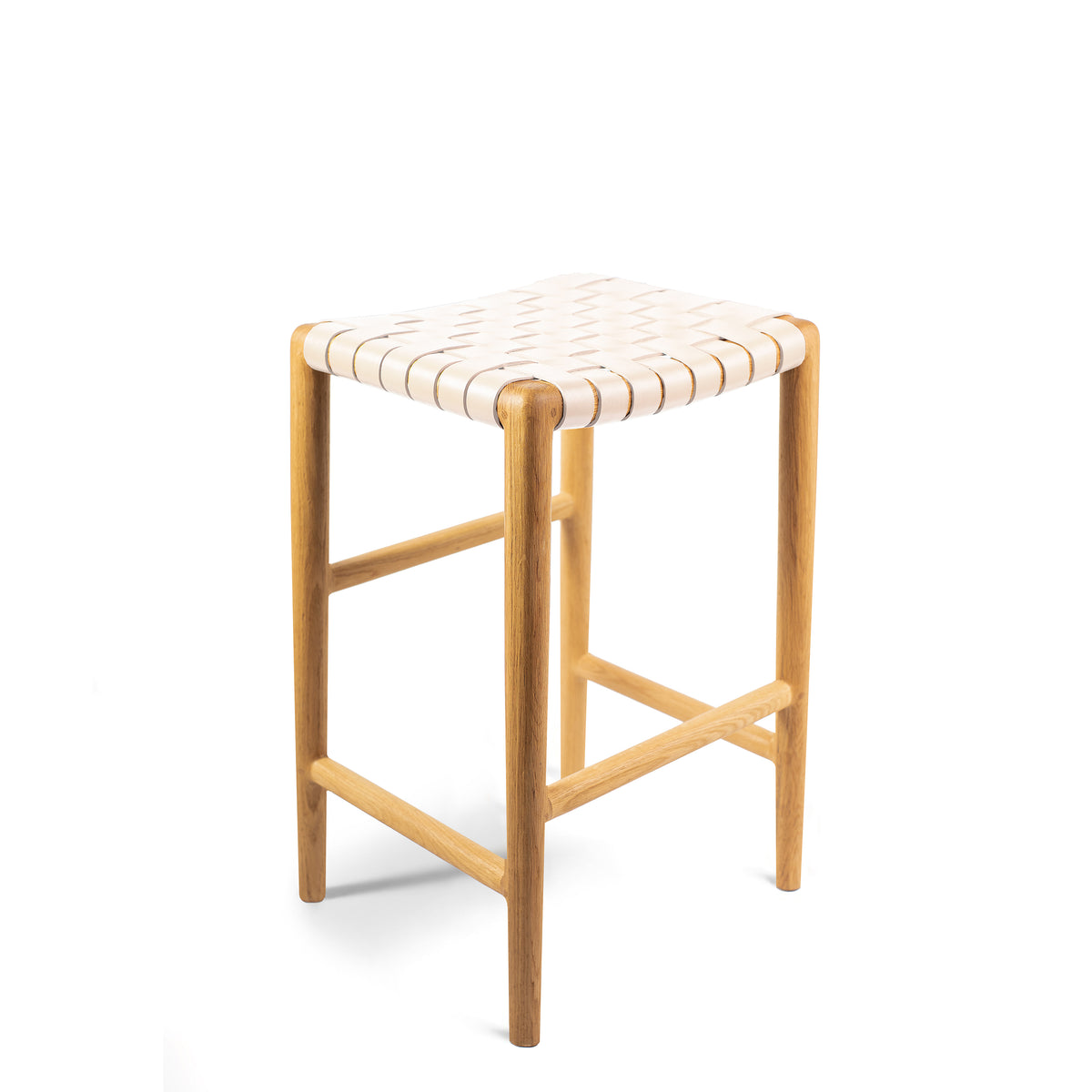 Tanner Stool - Rose Blush